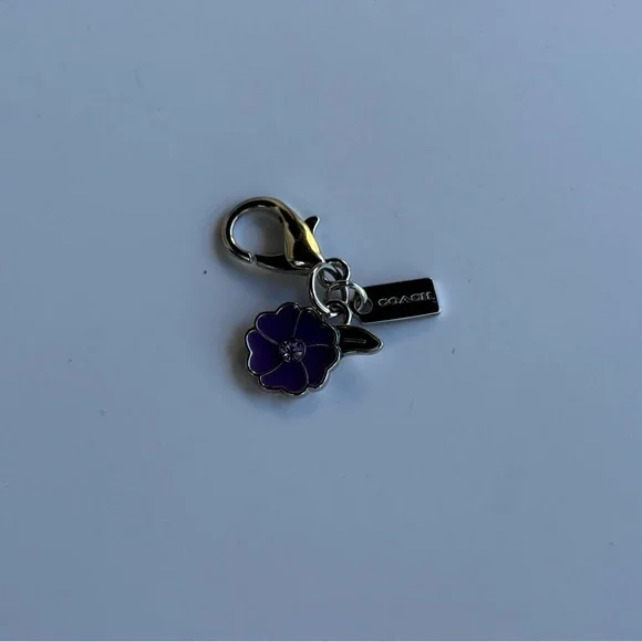 Coach Flower Bag Charm - Picture 2 of 3